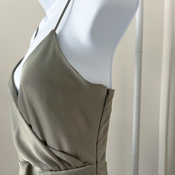 ANTHROPOLOGIE BHLDN Freya Satin Charmeuse Sleeveless Cocktail Dress Women’s 6 - Picture 6 of 11